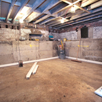 During the cellar conversion photo 1
