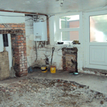 During the basement conversion image 8