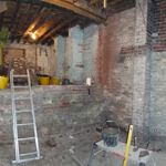 During the cellar conversion photo 1