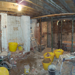 During the cellar conversion photo 3