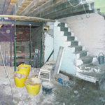 During the cellar conversion photo 4