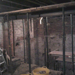 During the cellar conversion photo 6